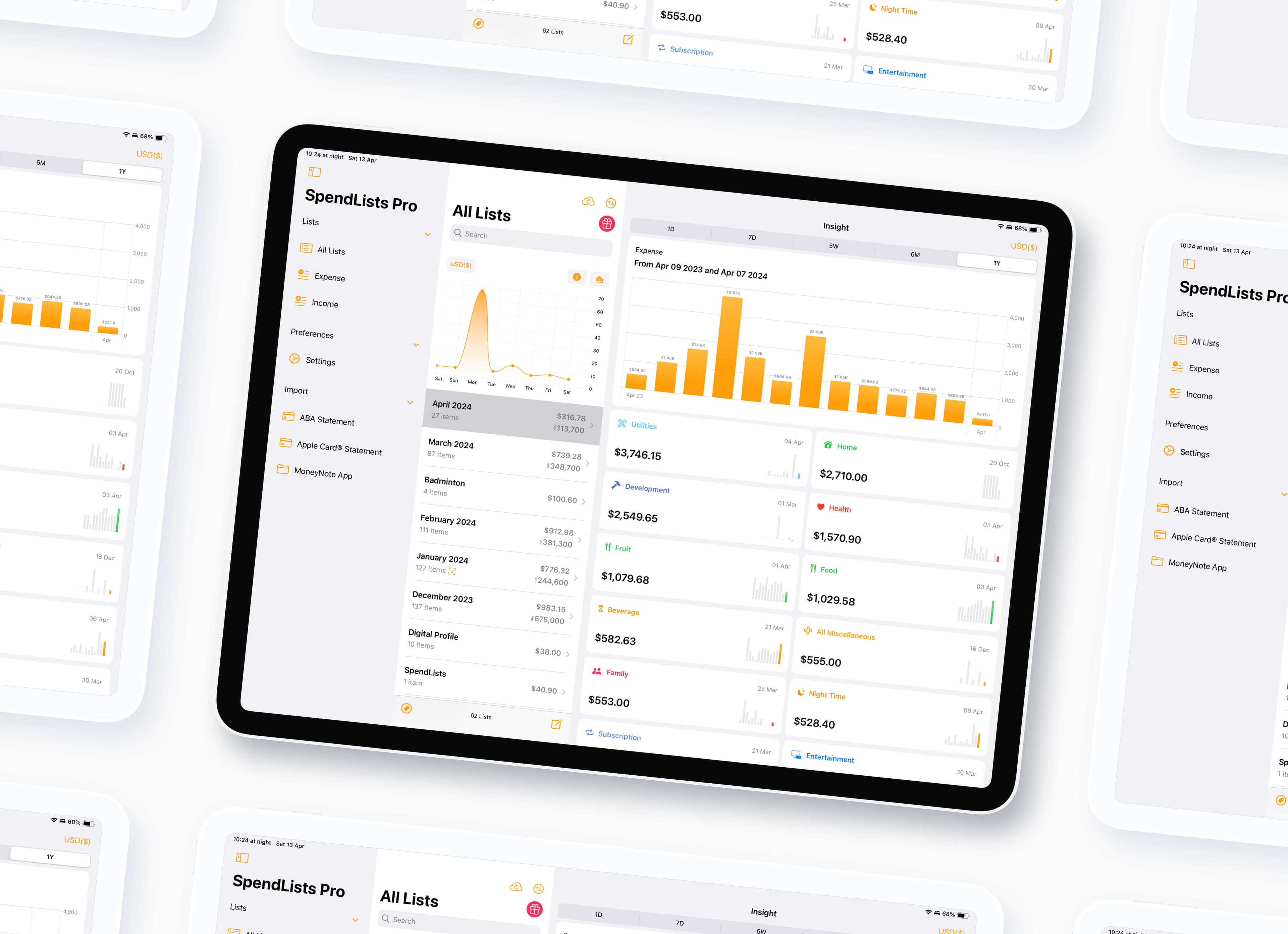 SpendLists - Budget Tracker