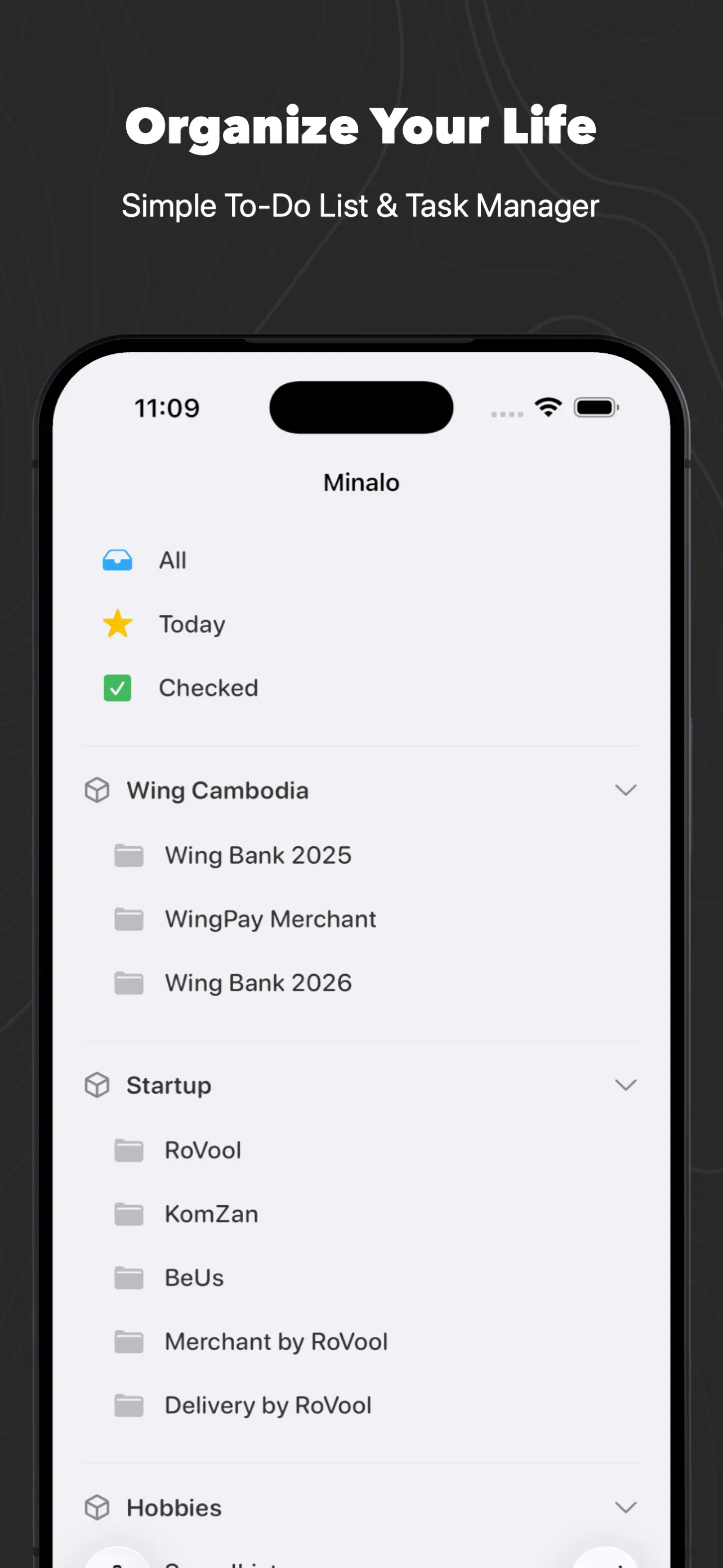 Todo Lists & Tasks: Ornilo iPhone screenshot 1