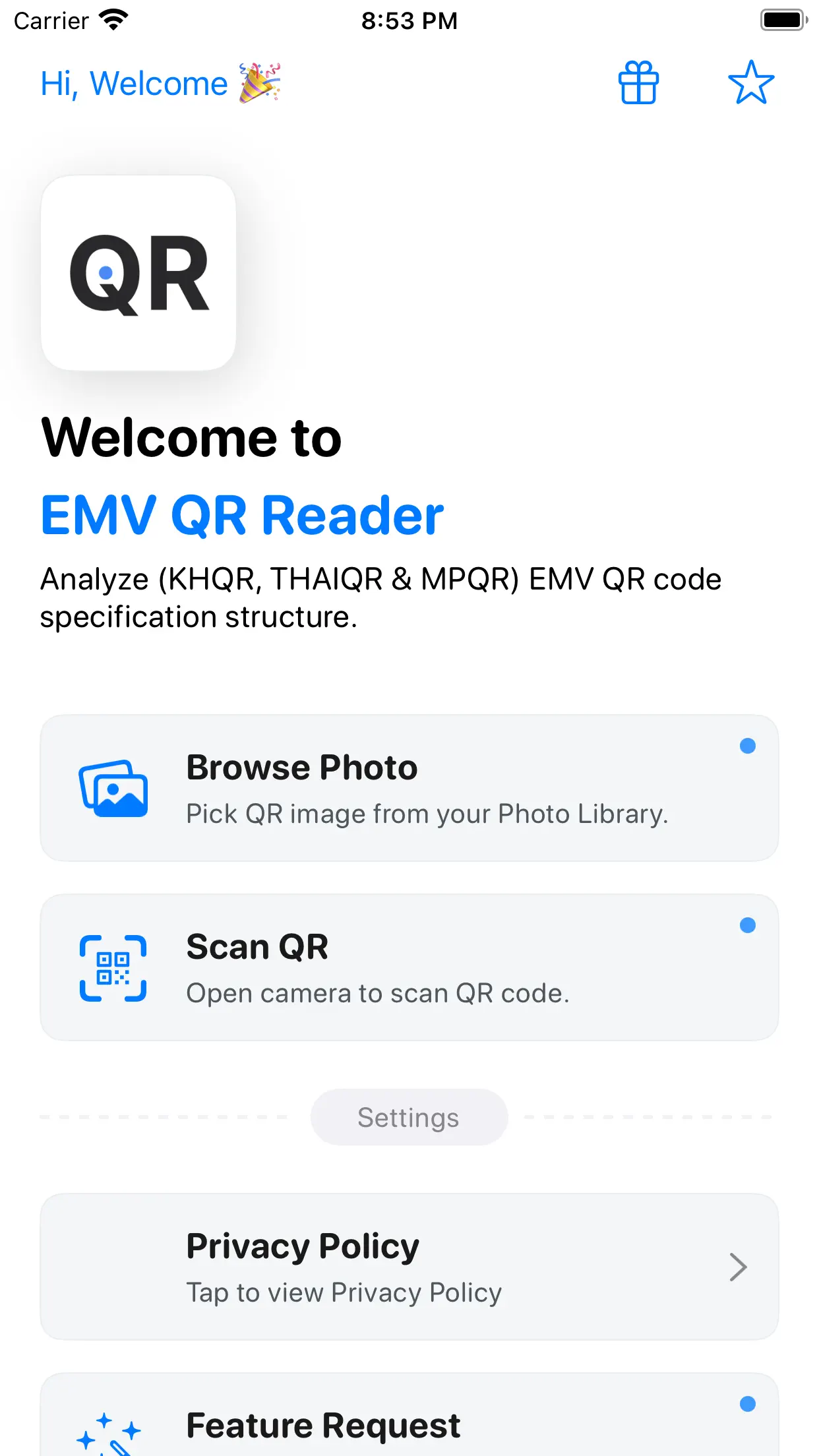 EMV QR Reader: KHQR & MPQR iPhone screenshot 2