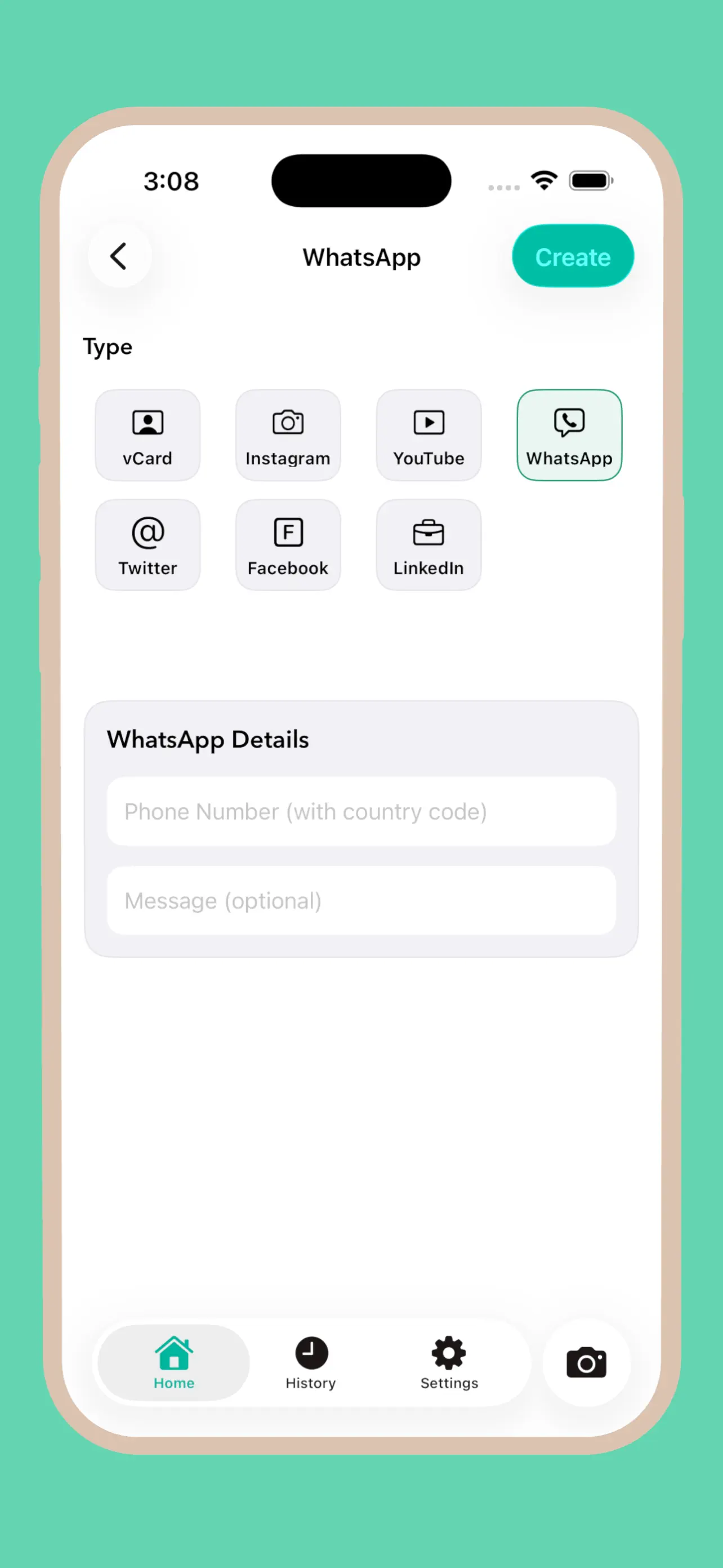 QR Code Maker: QRGen iPhone screenshot 3