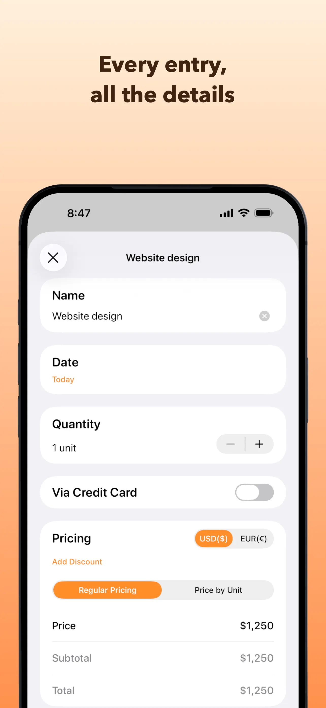 SpendLists: Income Tracker iPhone screenshot 4