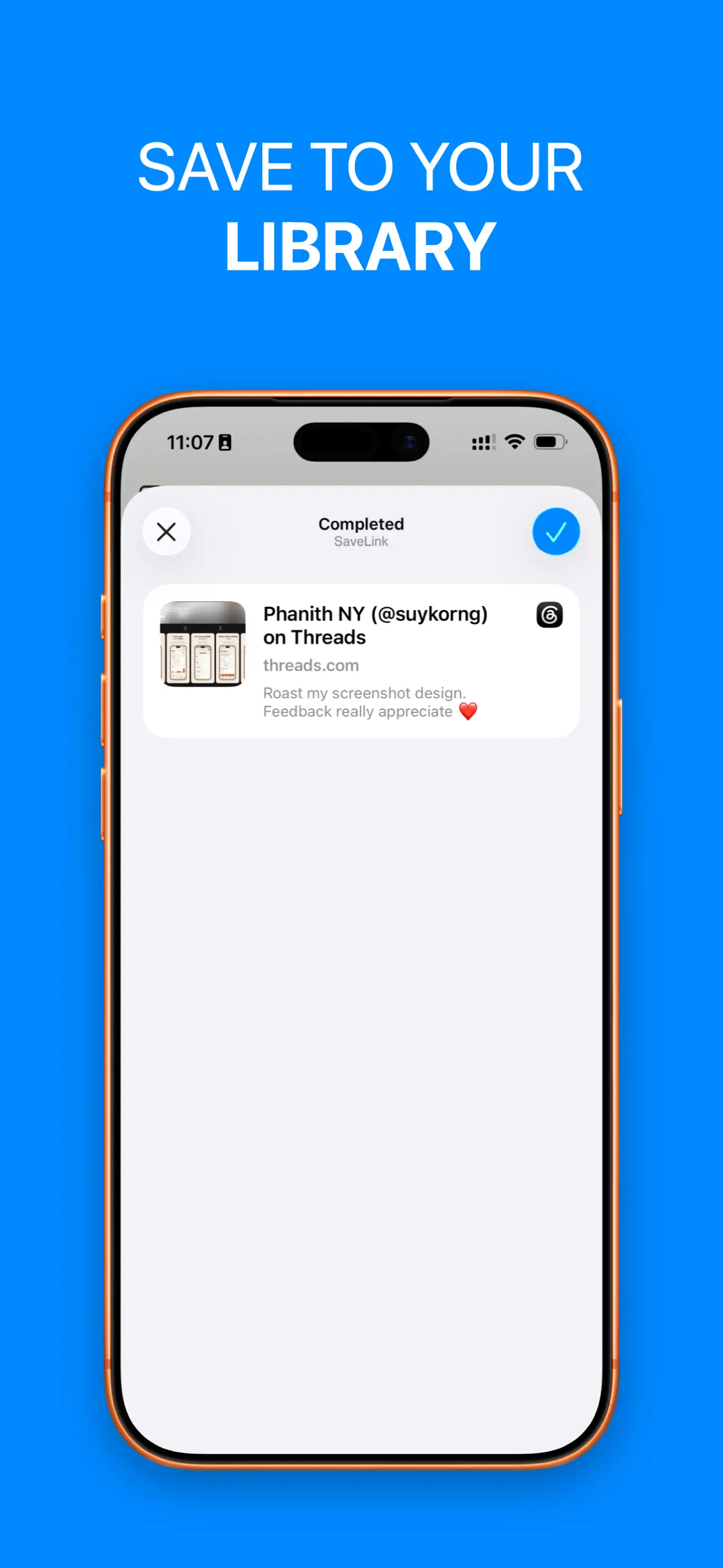 Bookmark App: SaveLinks iPhone screenshot 5